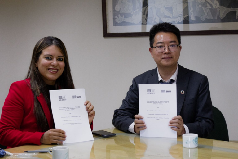 SBM firma acordo com UNESCO para formação em inteligência artificial voltada a professores do PROFMAT